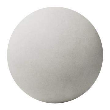 Light Grey Smooth Cast Concrete PBR Texture - Sphere Swatch Preview | Superellipse