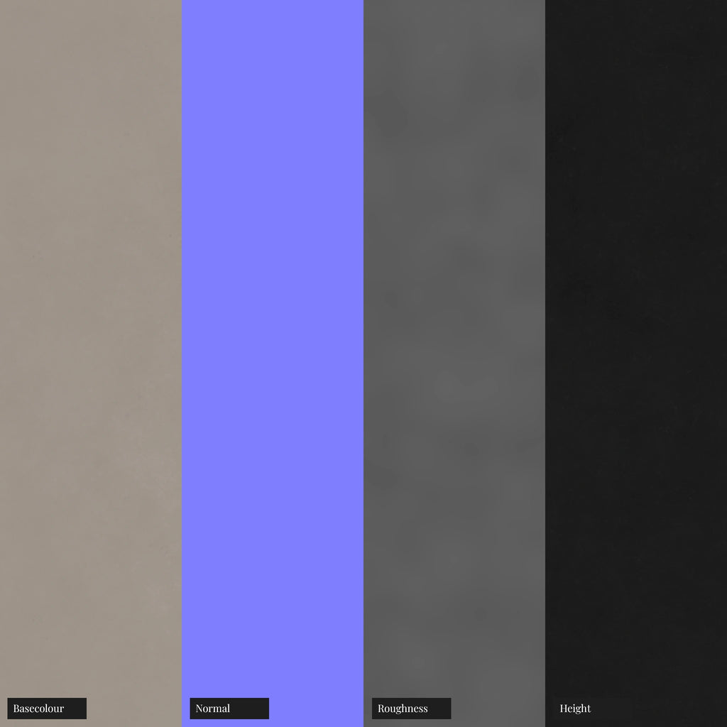 Polished As Cast Titanium Metal PBR Texture - Example Scene Visualization | Superellipse