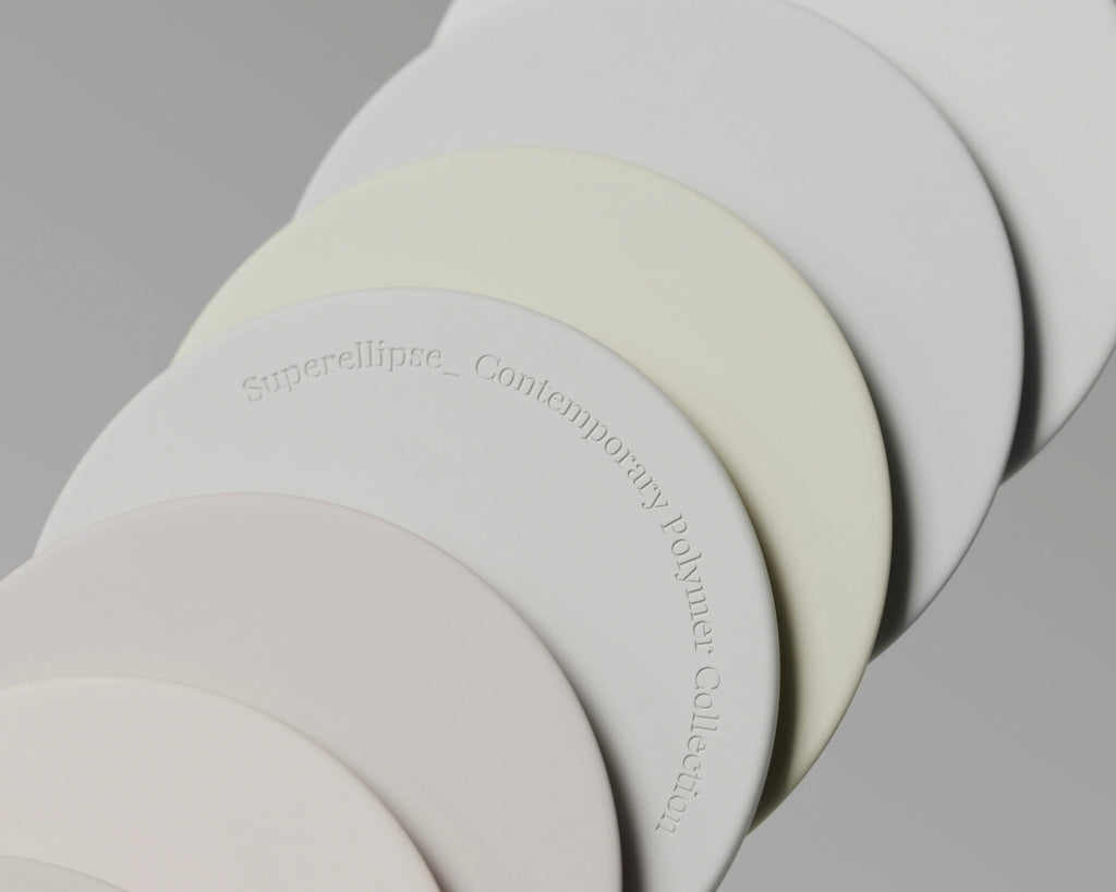 Off White Matte Finish Plastic PBR Texture - Example Scene Visualization | Superellipse