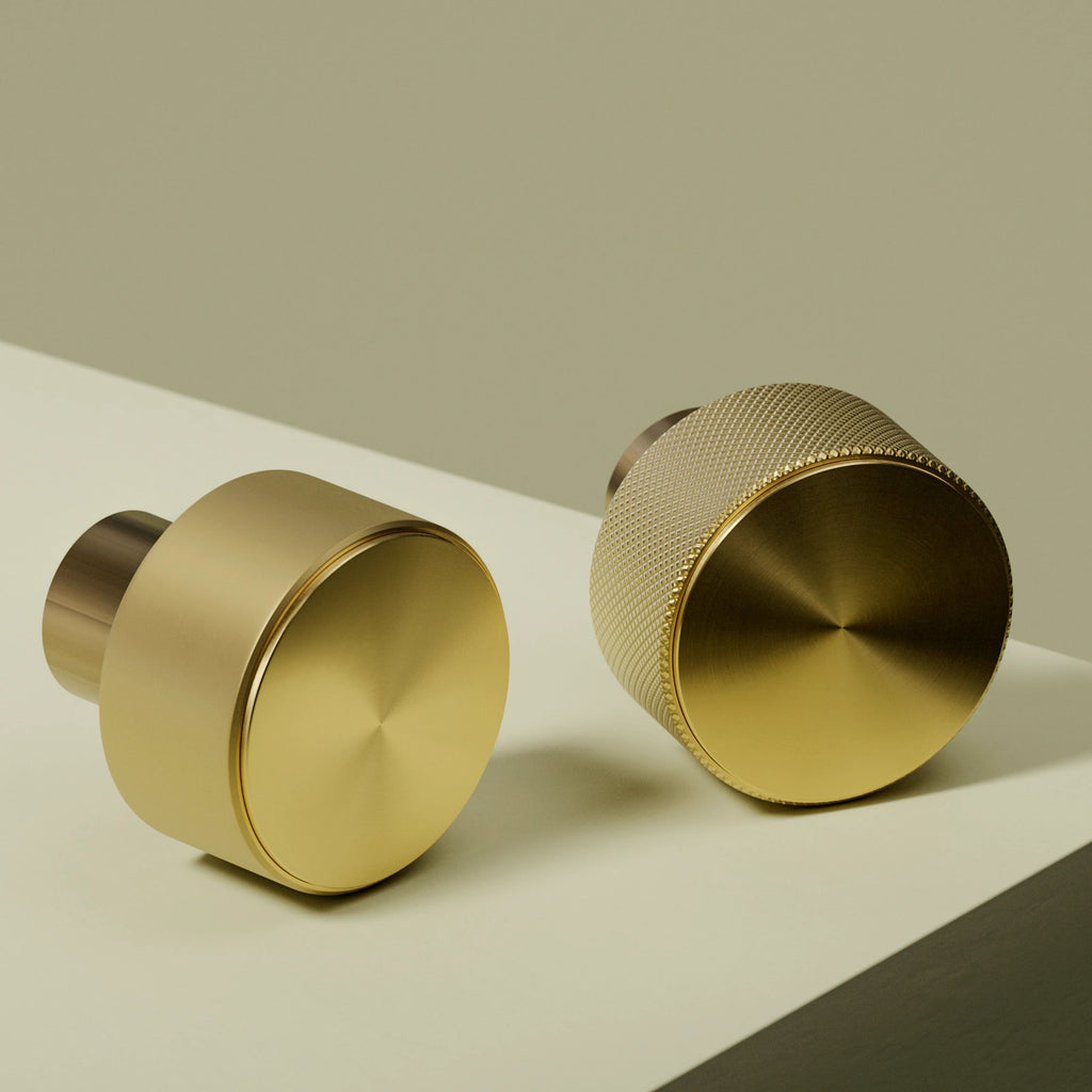 Radial Brushed Gold Metal PBR Texture - Example Scene Visualization | Superellipse