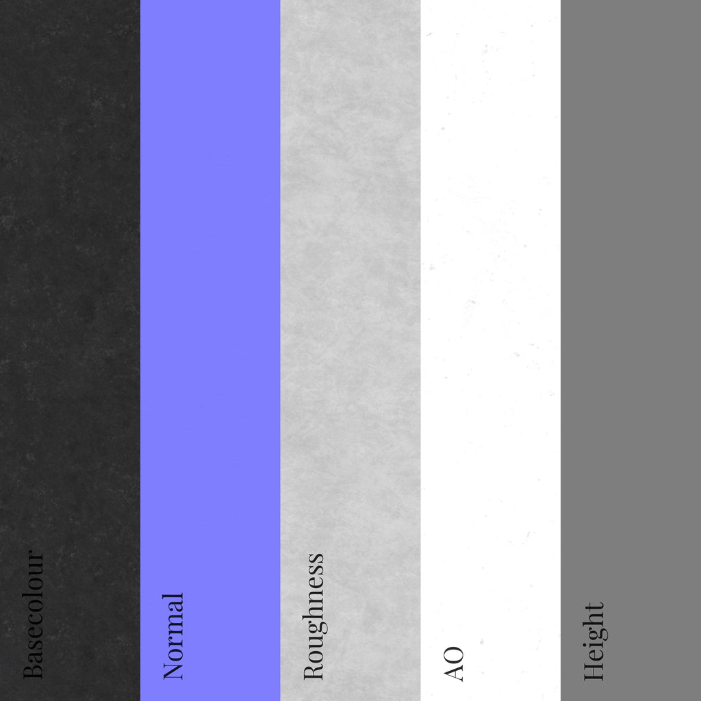 Mineral Oiled Soapstone Honed PBR Texture - Example Scene Visualization | Superellipse