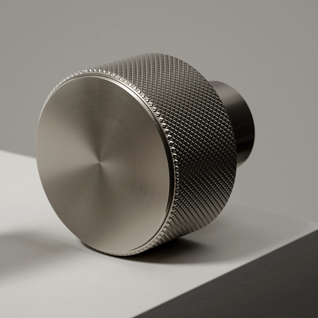 Radial Brushed Platinum Metal PBR Texture - Example Scene Visualization | Superellipse