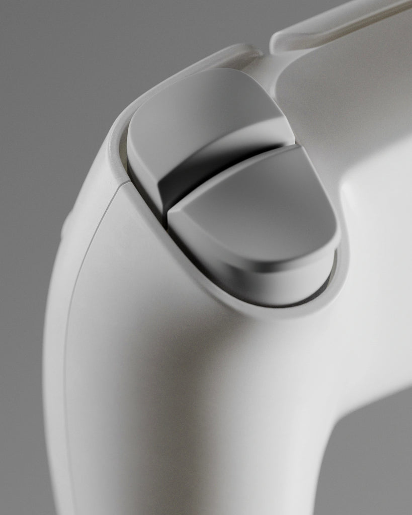 Off White Smudged Plastic PBR Texture - Example Scene Visualization | Superellipse