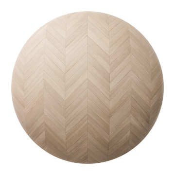Beech Chevron Parquet Wood Floor PBR Texture - Sphere Swatch Preview | Superellipse