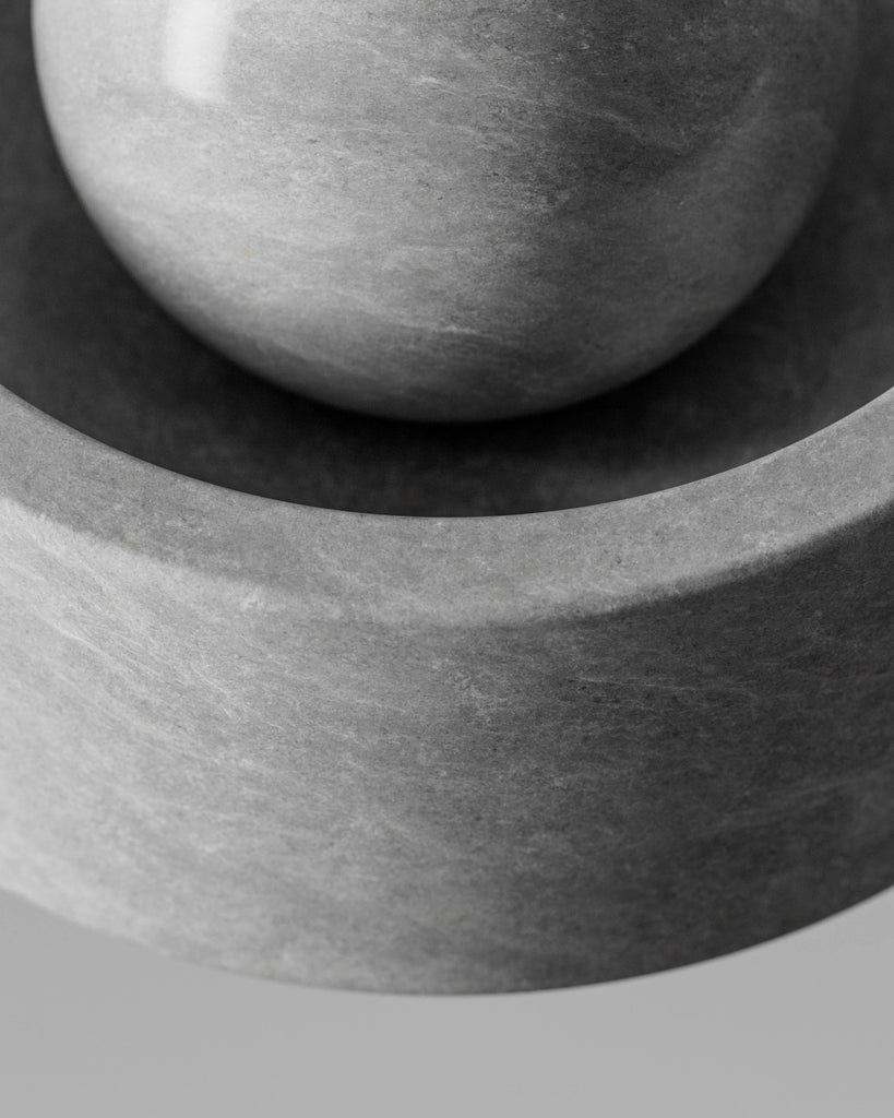 Natural Grey Stone Slab Polished PBR Texture - Example Scene Visualization | Superellipse