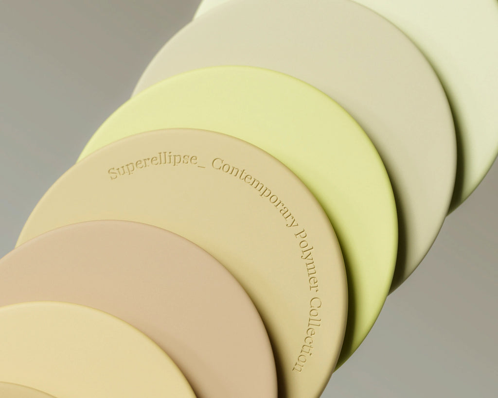 Hay Beige Matte Finish Plastic PBR Texture - Example Scene Visualization | Superellipse