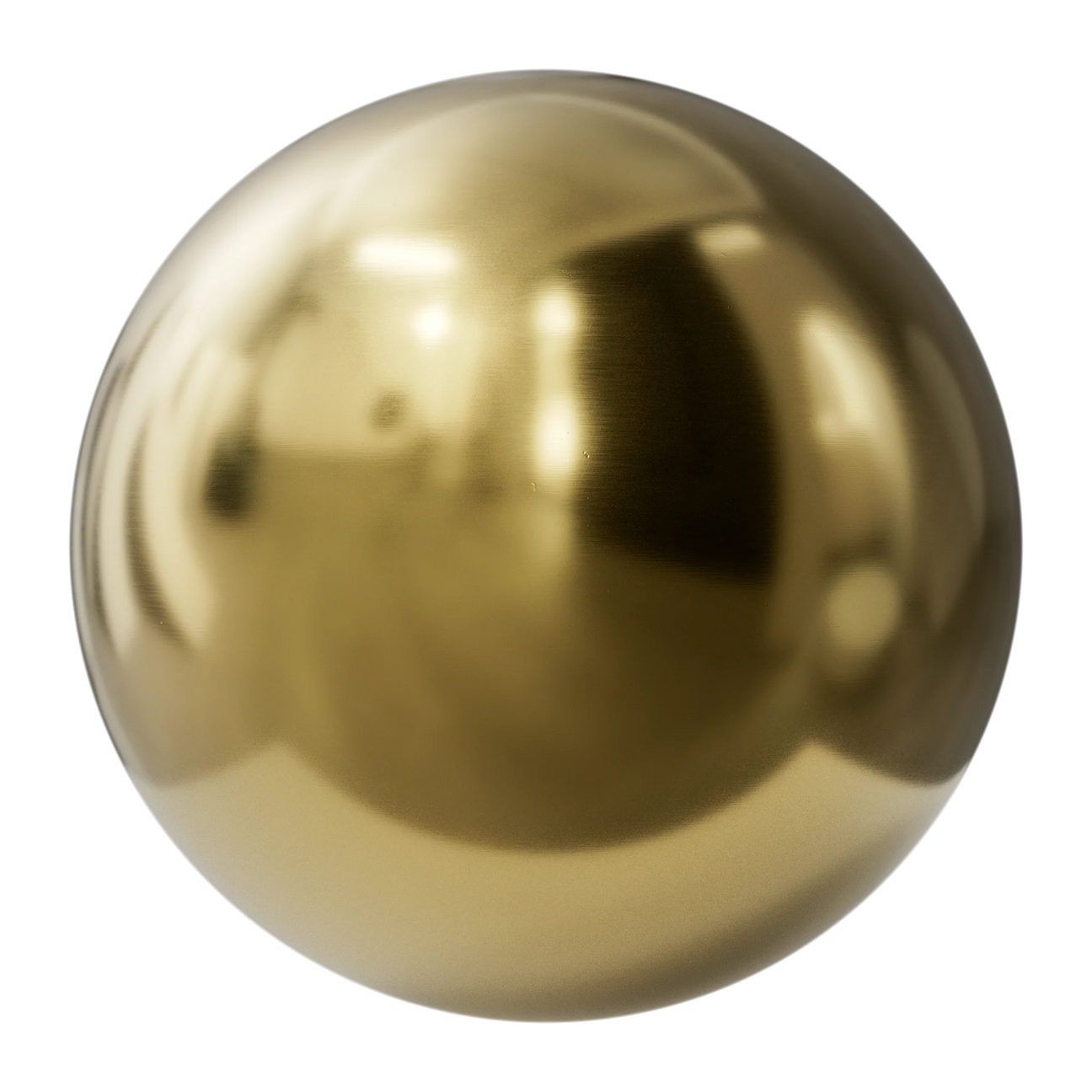 Fine Linear Brushed Gold Metal PBR Texture - Sphere Swatch Preview | Superellipse