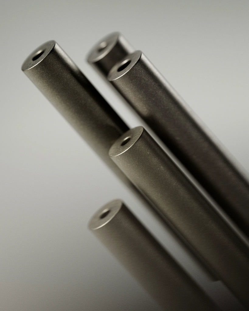 Industrial Cast Nickel Metal PBR Texture - Example Scene Visualization | Superellipse