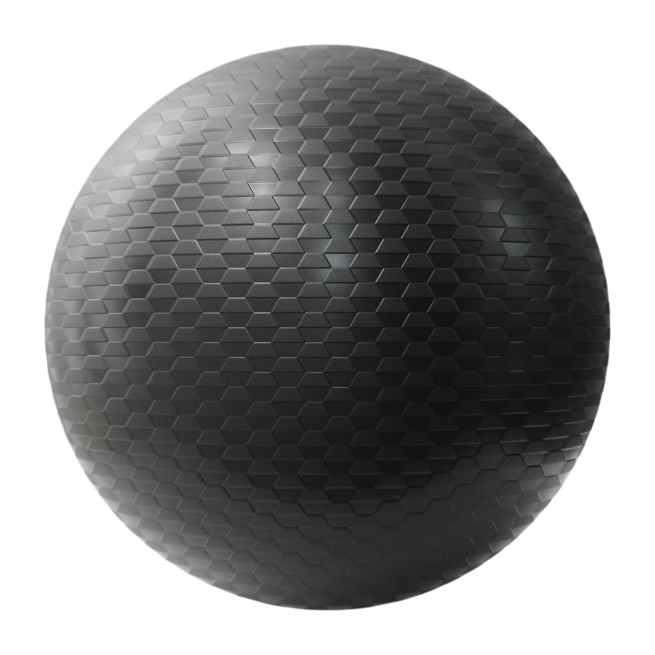 Half Hex Texture Patterned Plastic PBR Texture - Sphere Swatch Preview | Superellipse