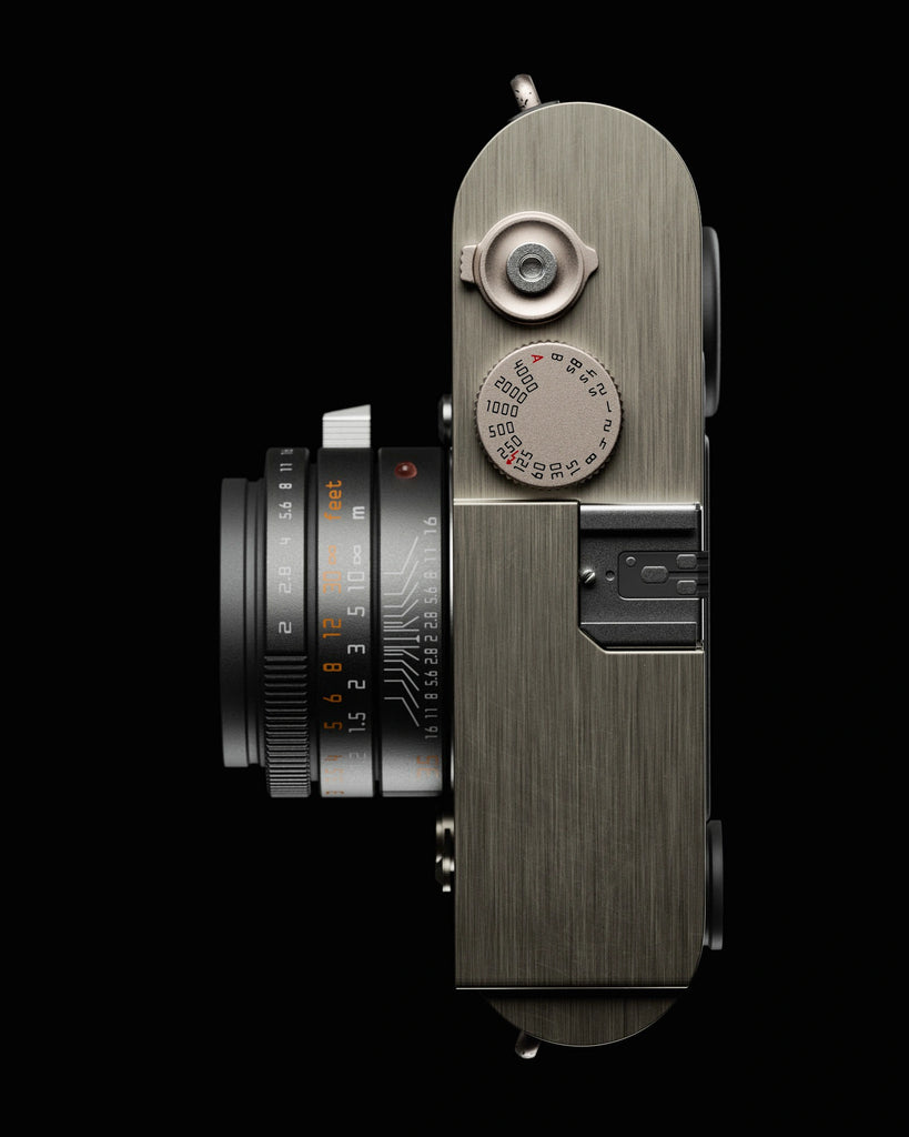 Buffed Linear Brushed Nickel Metal PBR Texture - Example Scene Visualization | Superellipse
