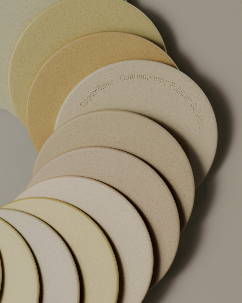 Speckled Wheat Yellow Recycled Plastic PBR Texture - Example Scene Visualization | Superellipse