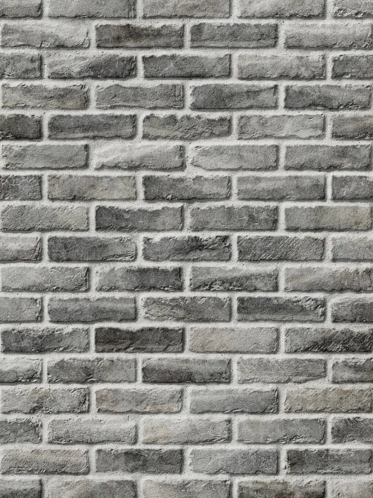 Weathered Ash Grey Brick Running Bond PBR Texture - Example Scene Visualization | Superellipse