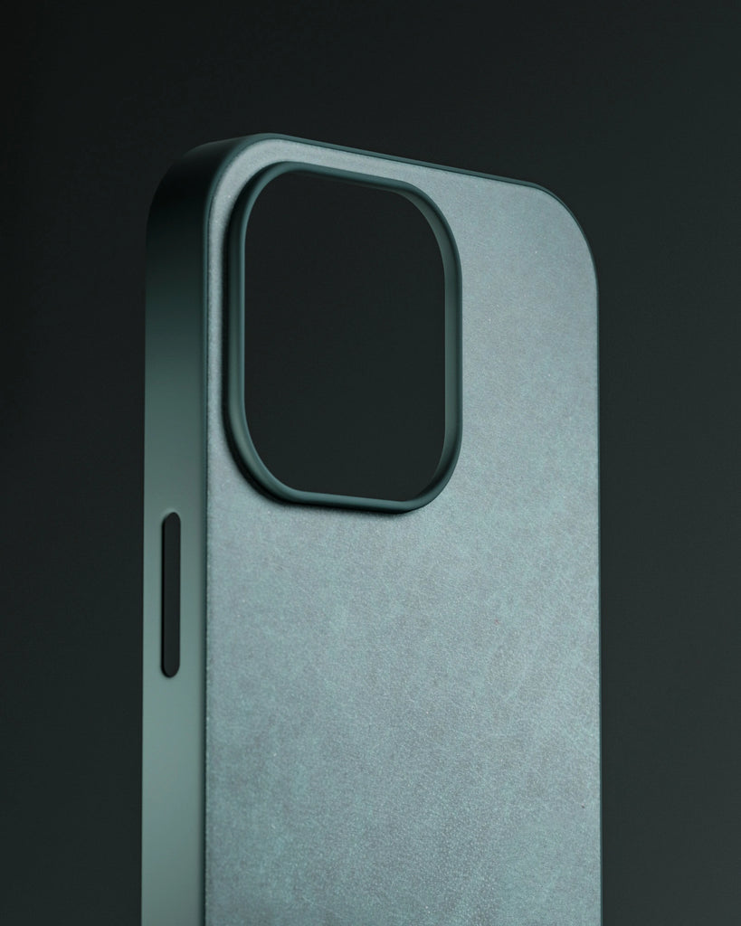 Teal Satin Nappa Lambskin Leather PBR Texture - Example Scene Visualization | Superellipse