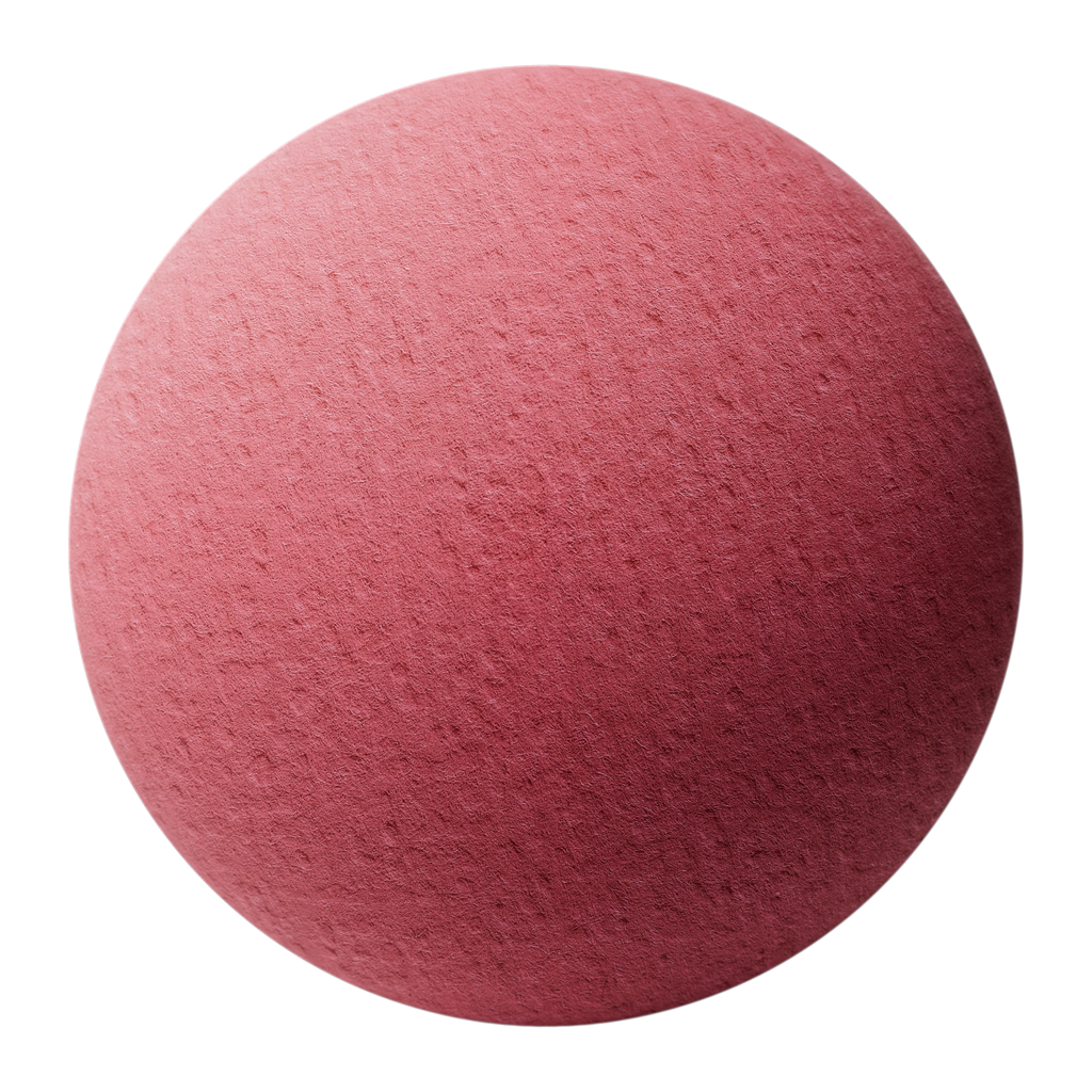 Embossed Strathmore Pastelle Scarlet Paper PBR Texture - Sphere Swatch Preview | Superellipse