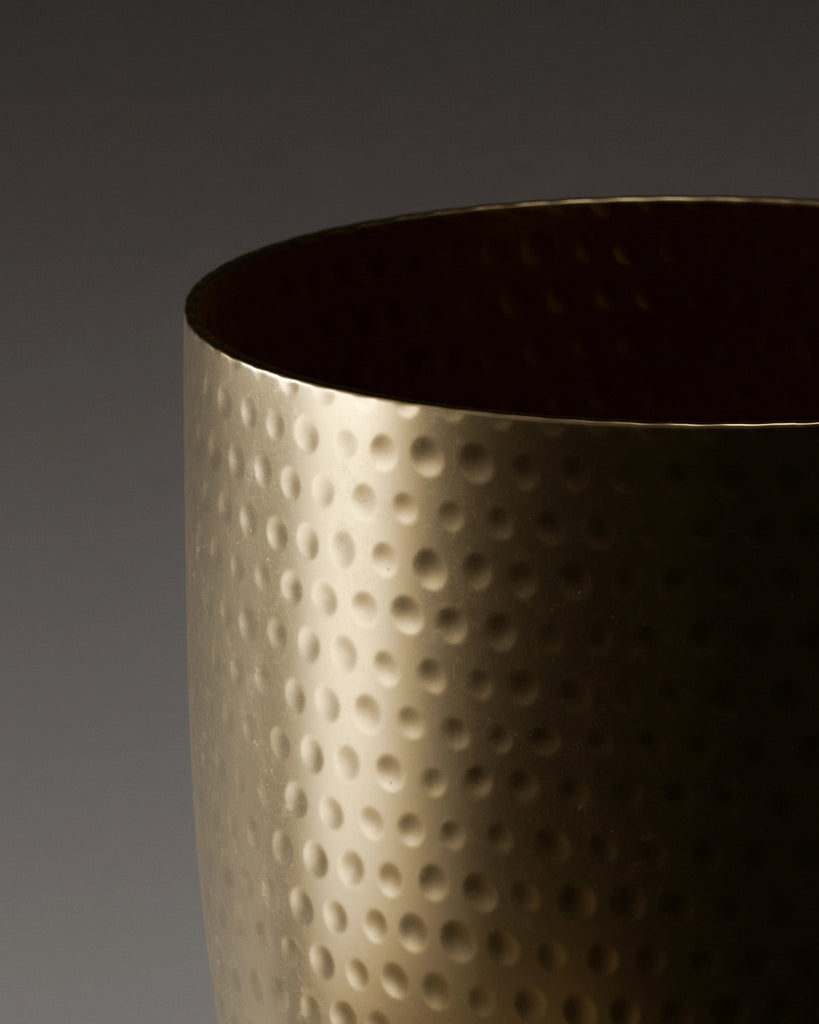 Ball Pein Hammered Gold Metal PBR Texture - Example Scene Visualization | Superellipse