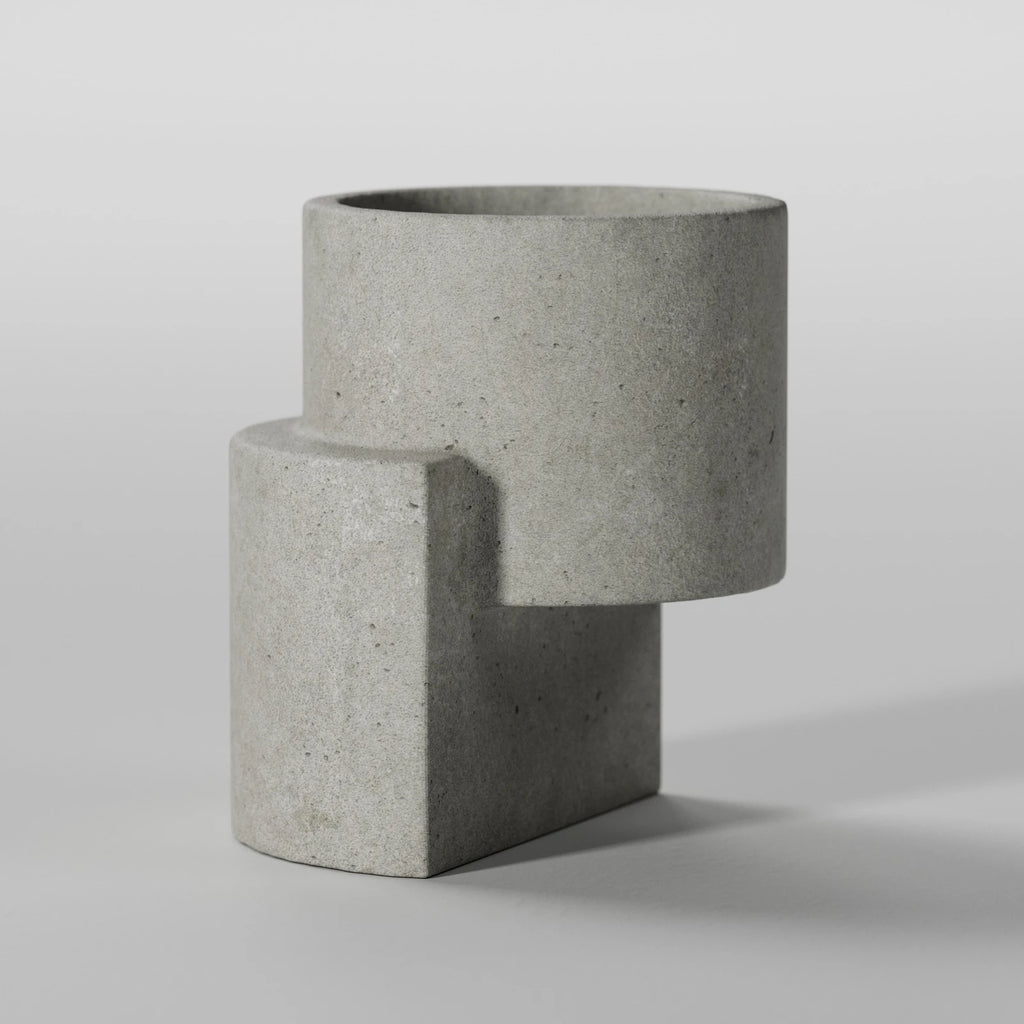 Rough Hand Poured Cast Concrete PBR Texture - Example Scene Visualization | Superellipse