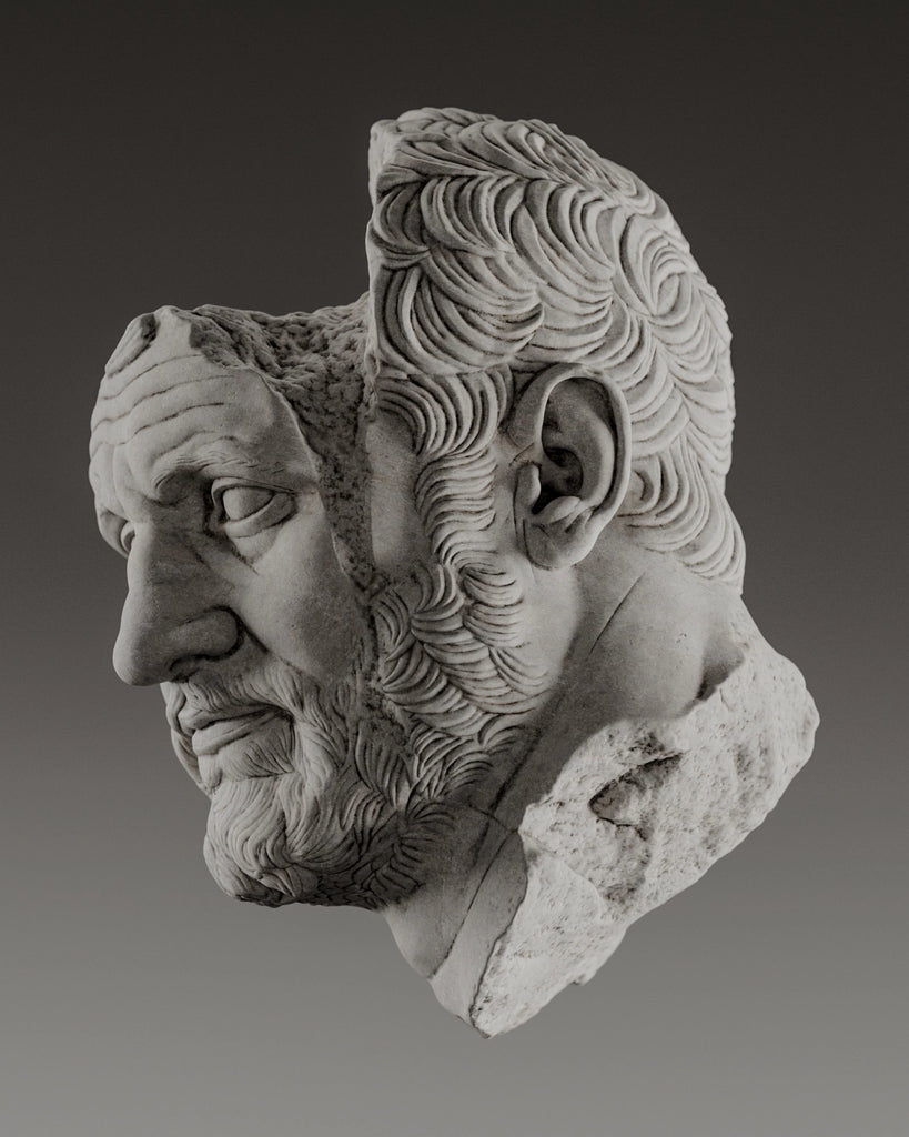 Ash Grey Honed Limestone PBR Texture - Example Scene Visualization | Superellipse