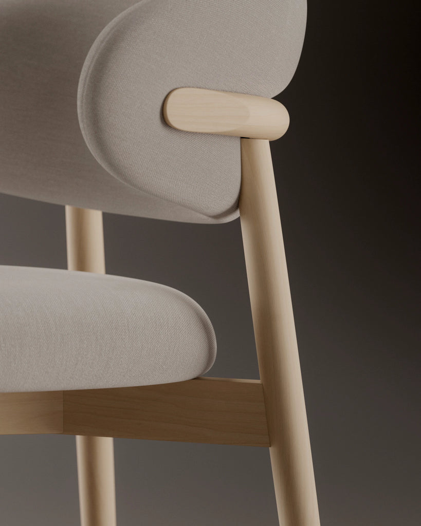 Maple Crown Cut Veneer PBR Texture - Example Scene Visualization | Superellipse