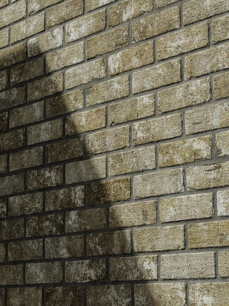 Rustic Cottage Running Bond Buff Brick PBR Texture - Example Scene Visualization | Superellipse