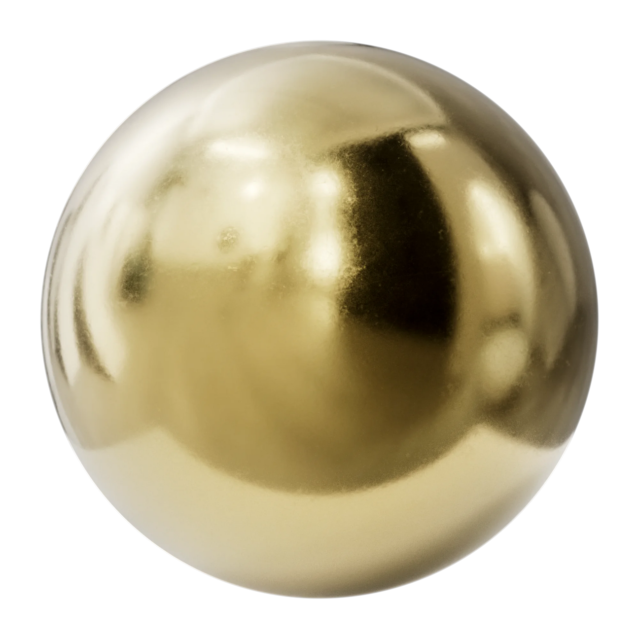 Polished As Cast Gold Metal PBR Texture - Sphere Swatch Preview | Superellipse