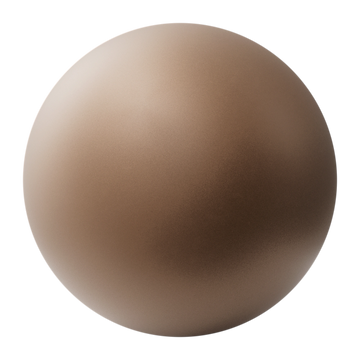Bronze Metallic Satin Paint PBR Texture - Sphere Swatch Preview | Superellipse