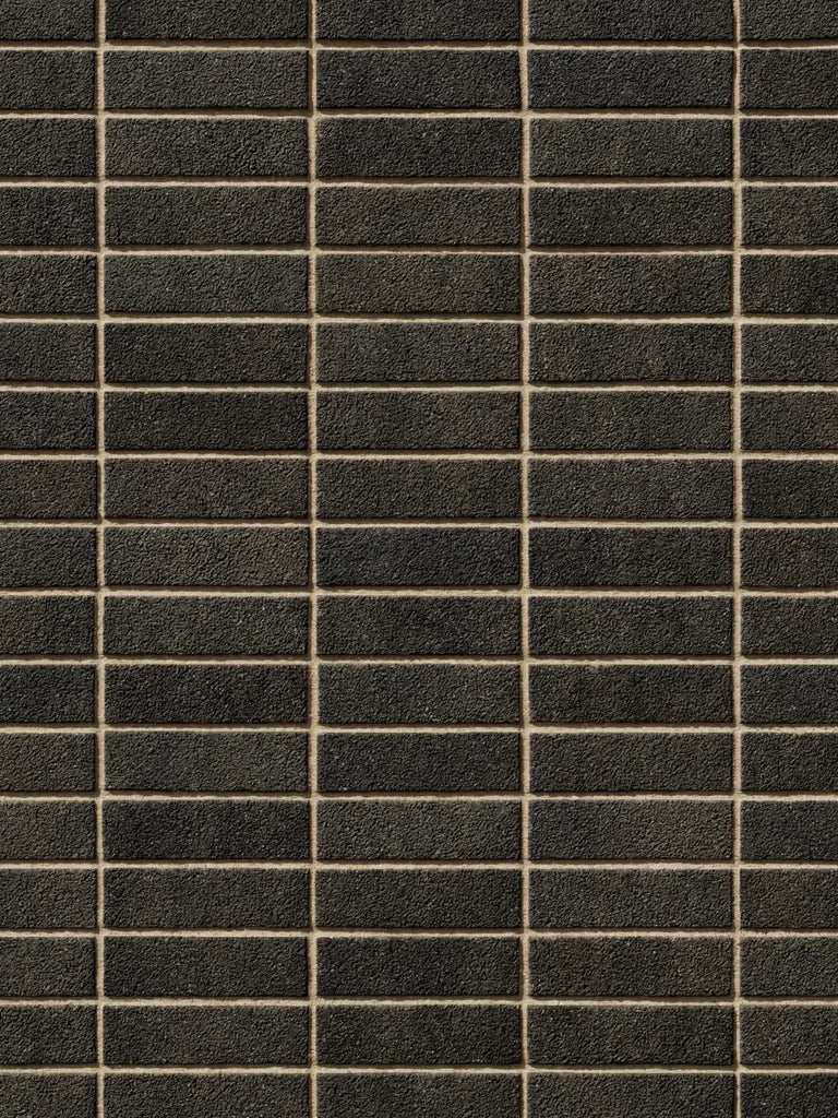 Belden Black Sandfaced Brick Stack Bond PBR Texture - Example Scene Visualization | Superellipse