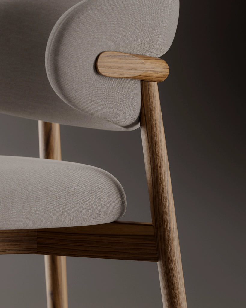 Teak Crown Cut Veneer Wood 02 PBR Texture - Example Scene Visualization | Superellipse