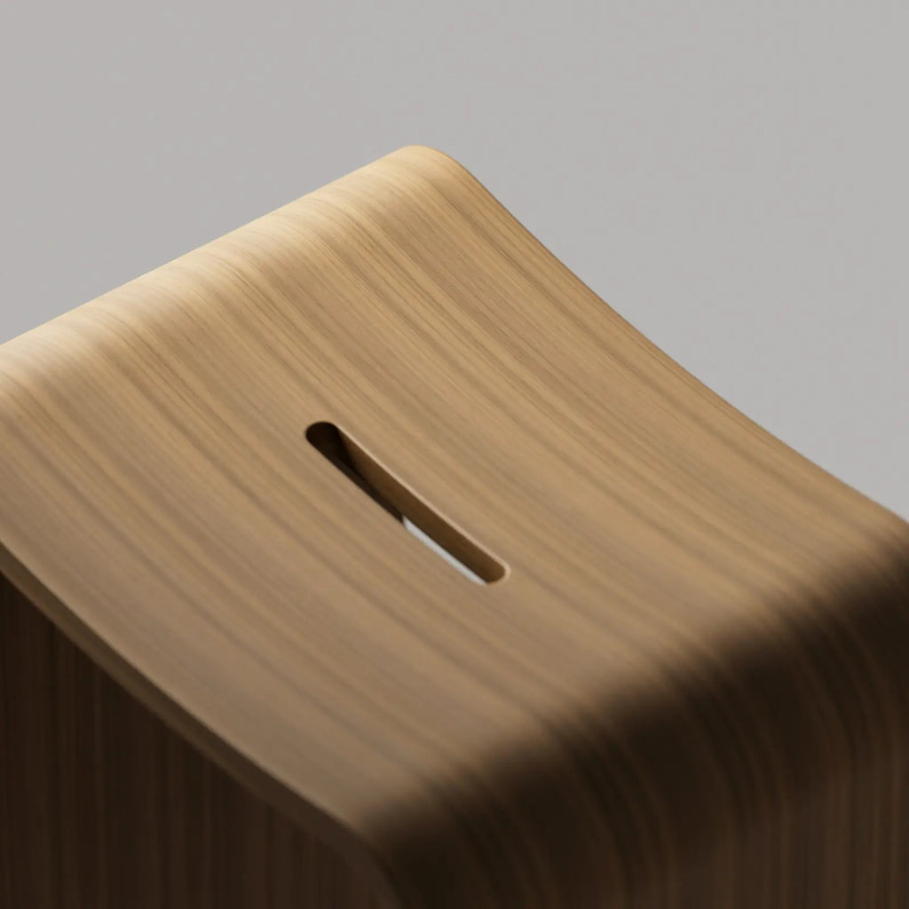 Oak Slip Matched Veneer Natural Finish Wood PBR Texture - Example Scene Visualization | Superellipse