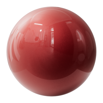 Racing Red Metallic Gloss Paint PBR Texture - Sphere Swatch Preview | Superellipse