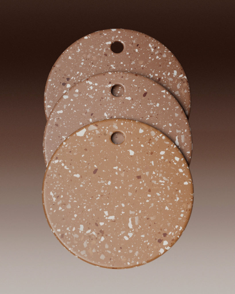 Sienna Terrazzo Plastic PBR Texture - Example Scene Visualization | Superellipse