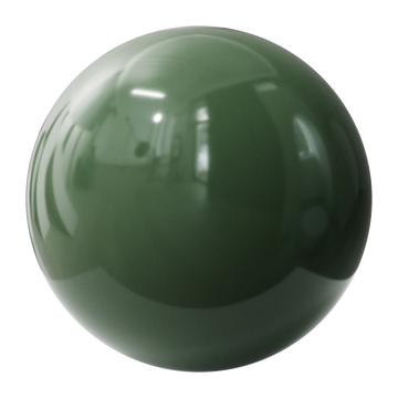 Beverly Green High Gloss Finish Plastic PBR Texture - Sphere Swatch Preview | Superellipse