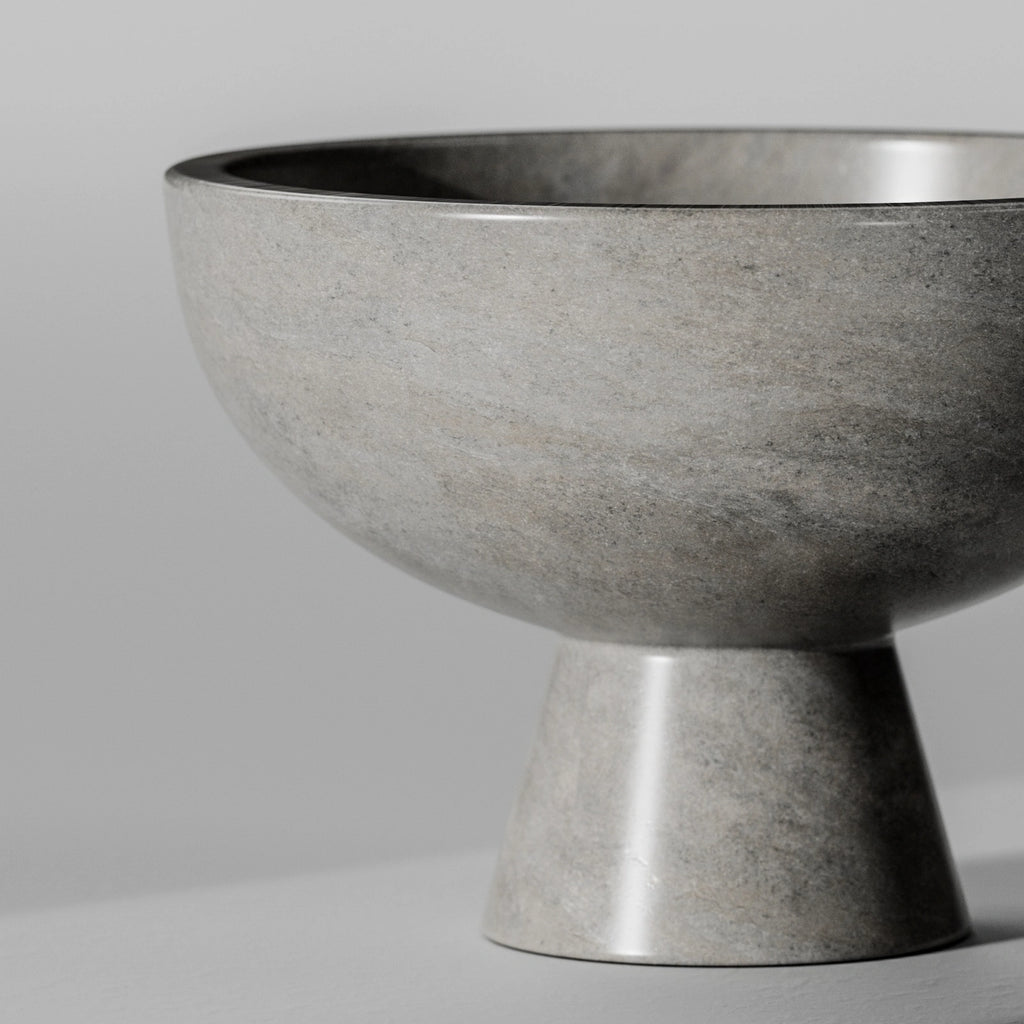 Ash Grey Polished Limestone PBR Texture - Example Scene Visualization | Superellipse