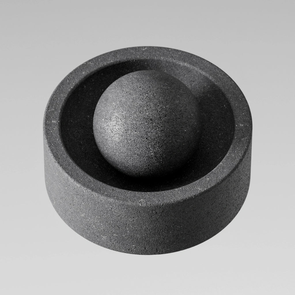 Vesicular Basalt Fine Stone PBR Texture - Example Scene Visualization | Superellipse