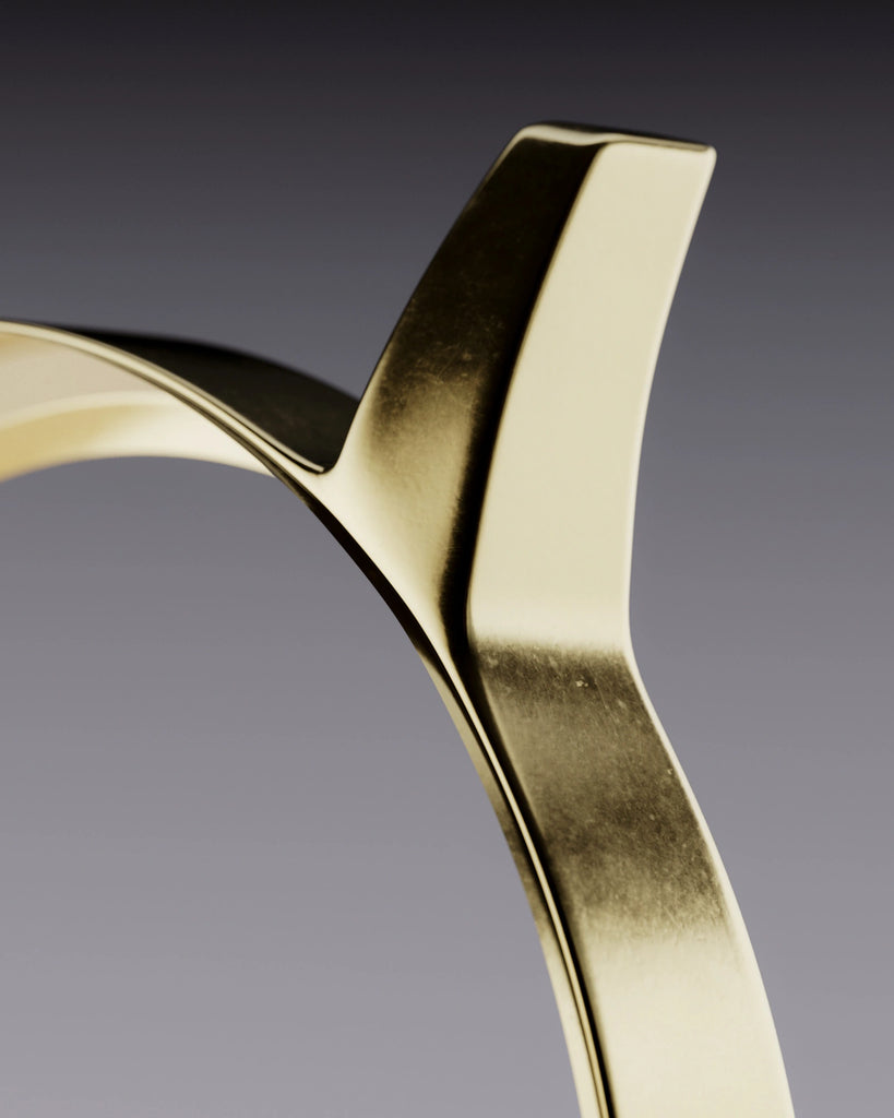 Polished As Cast Gold Metal PBR Texture - Example Scene Visualization | Superellipse