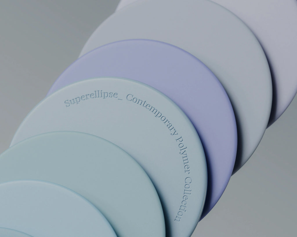 Parma Blue Satin Finish Plastic PBR Texture - Example Scene Visualization | Superellipse