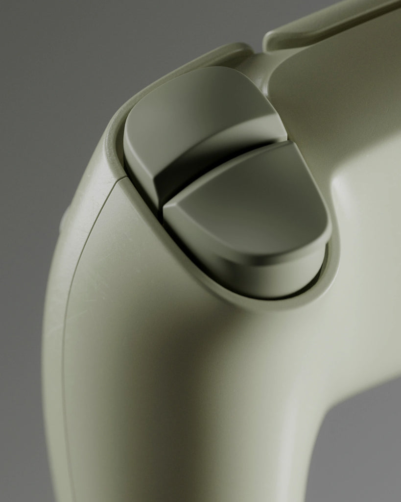 Lichen Green Heavily Damaged Plastic PBR Texture - Example Scene Visualization | Superellipse