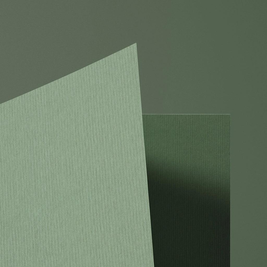 Linear Embossed Racing Green Paper PBR Texture - Example Scene Visualization | Superellipse