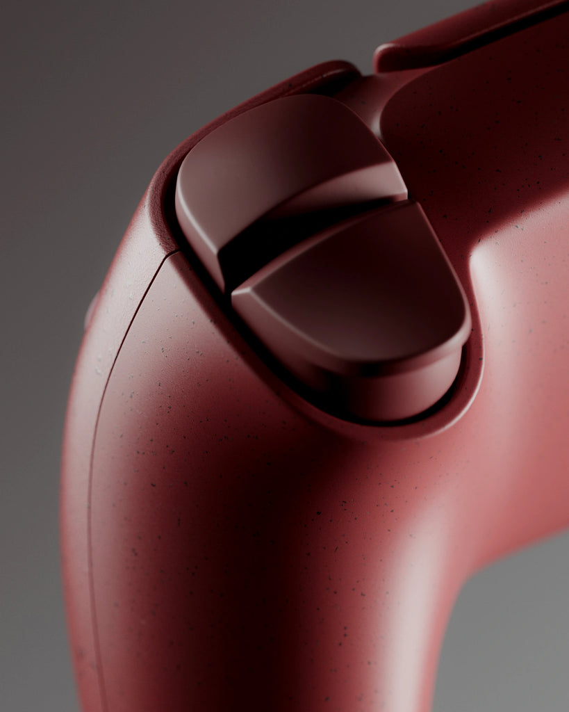 Dark Speckled Winery Red Plastic PBR Texture - Example Scene Visualization | Superellipse