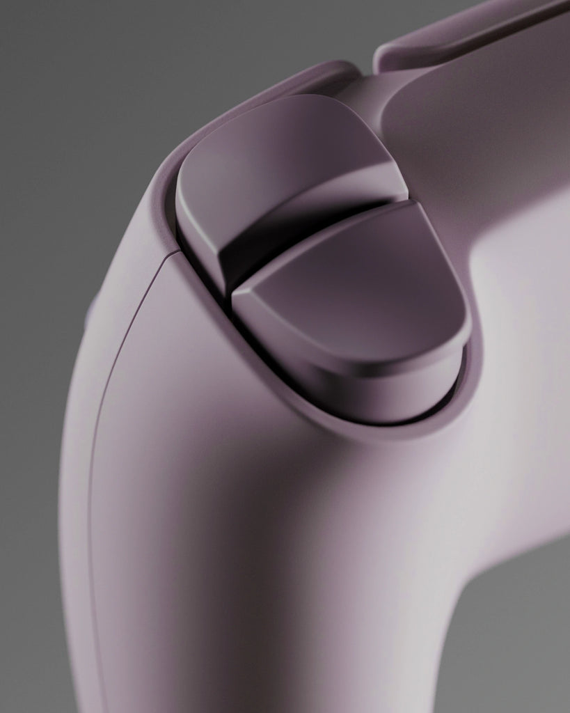 Light Plum Matte Finish Plastic PBR Texture - Example Scene Visualization | Superellipse