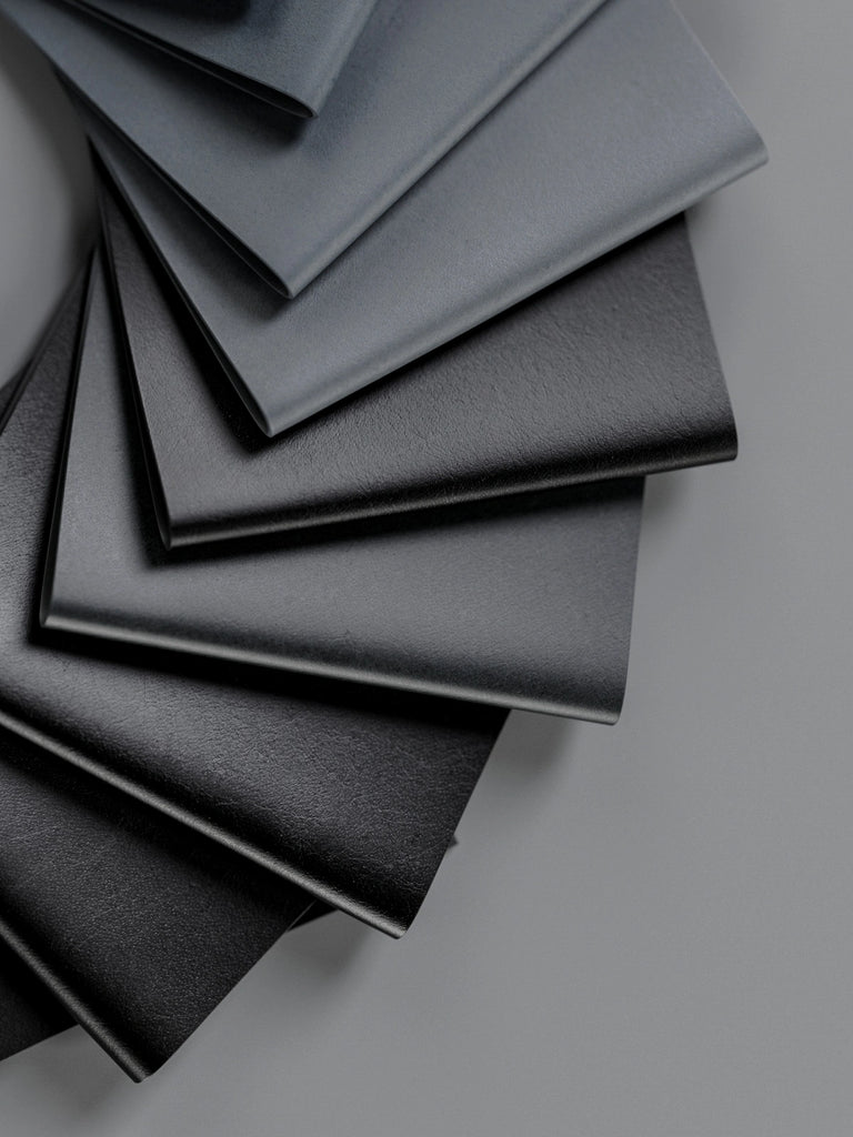 Semi Aniline Fine Grain Leather Navy PBR Texture - Example Scene Visualization | Superellipse