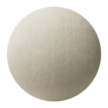 Vertical Combed Stucco Plaster PBR Texture - Sphere Swatch Preview | Superellipse