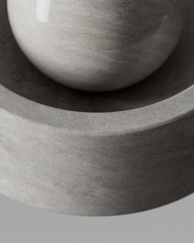 Ash Grey Polished Limestone PBR Texture - Example Scene Visualization | Superellipse