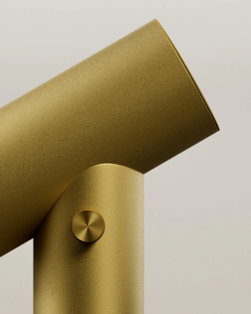 Sandblasted Matte Gold Metal PBR Texture - Example Scene Visualization | Superellipse