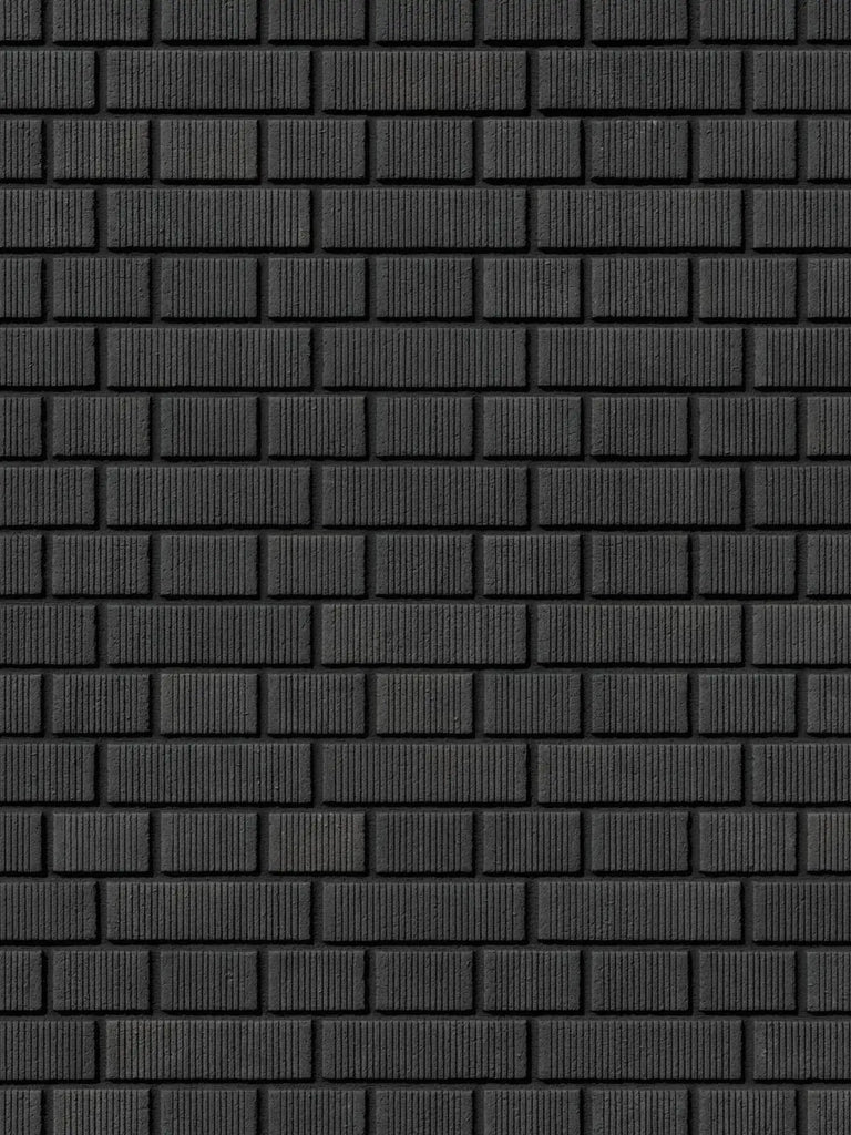 Grooved Dark Ash Brick English Bond PBR Texture - Example Scene Visualization | Superellipse