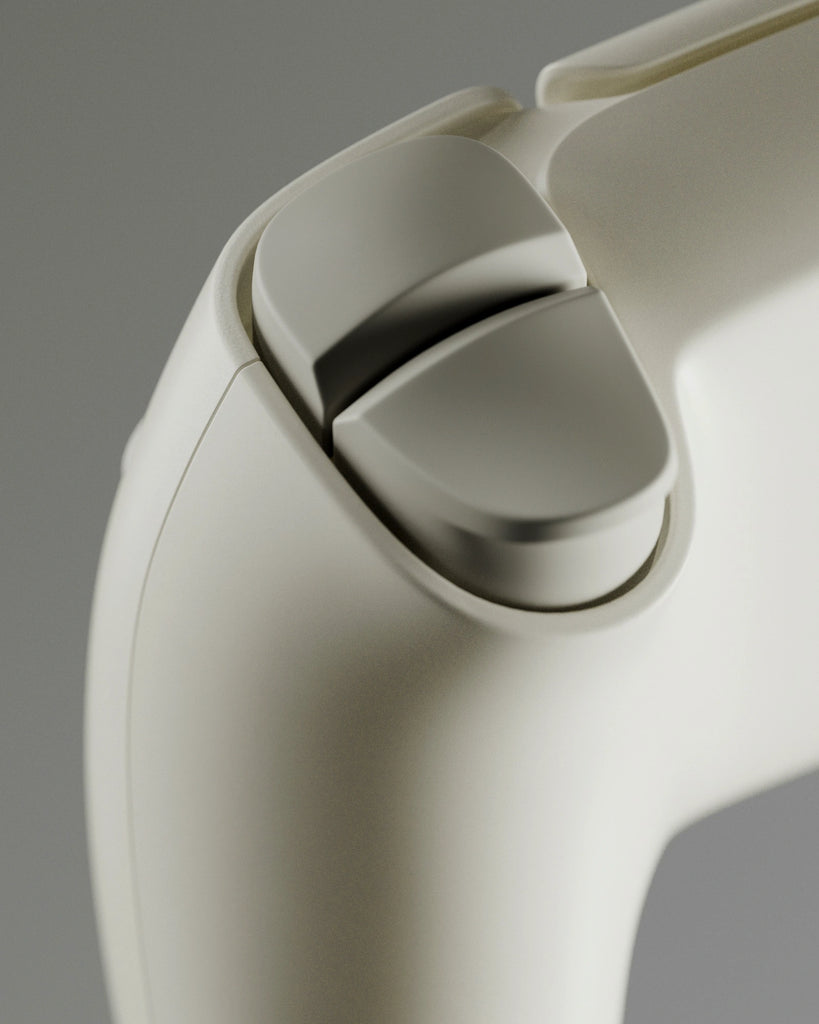 Off White Satin Finish Plastic PBR Texture - Example Scene Visualization | Superellipse