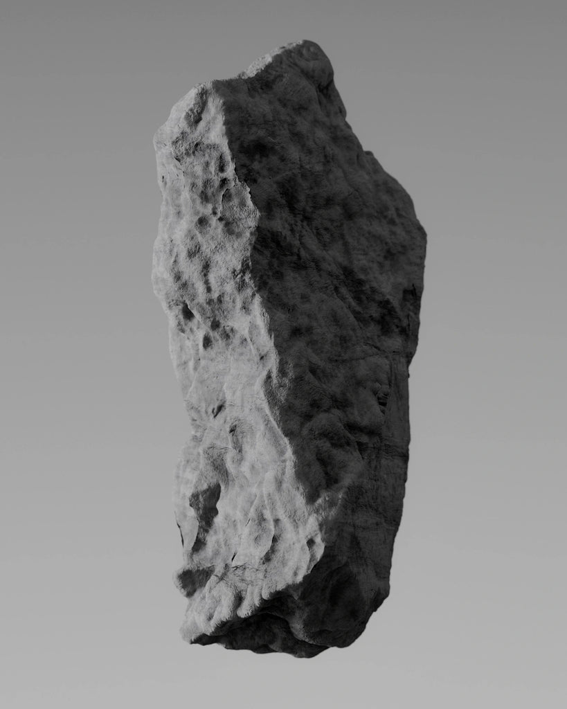 Dark Soapstone Unfinished PBR Texture - Example Scene Visualization | Superellipse