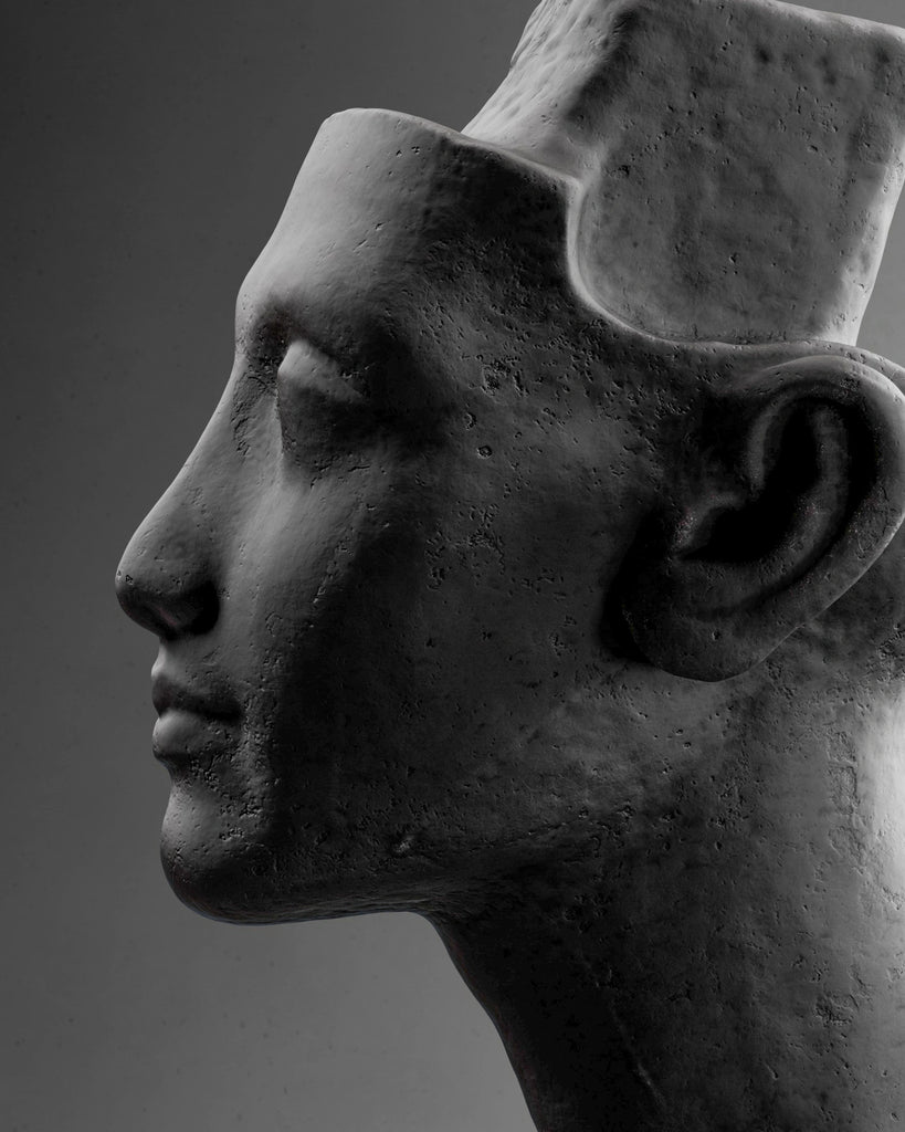 Mineral Oiled Soapstone Natural Cut PBR Texture - Example Scene Visualization | Superellipse