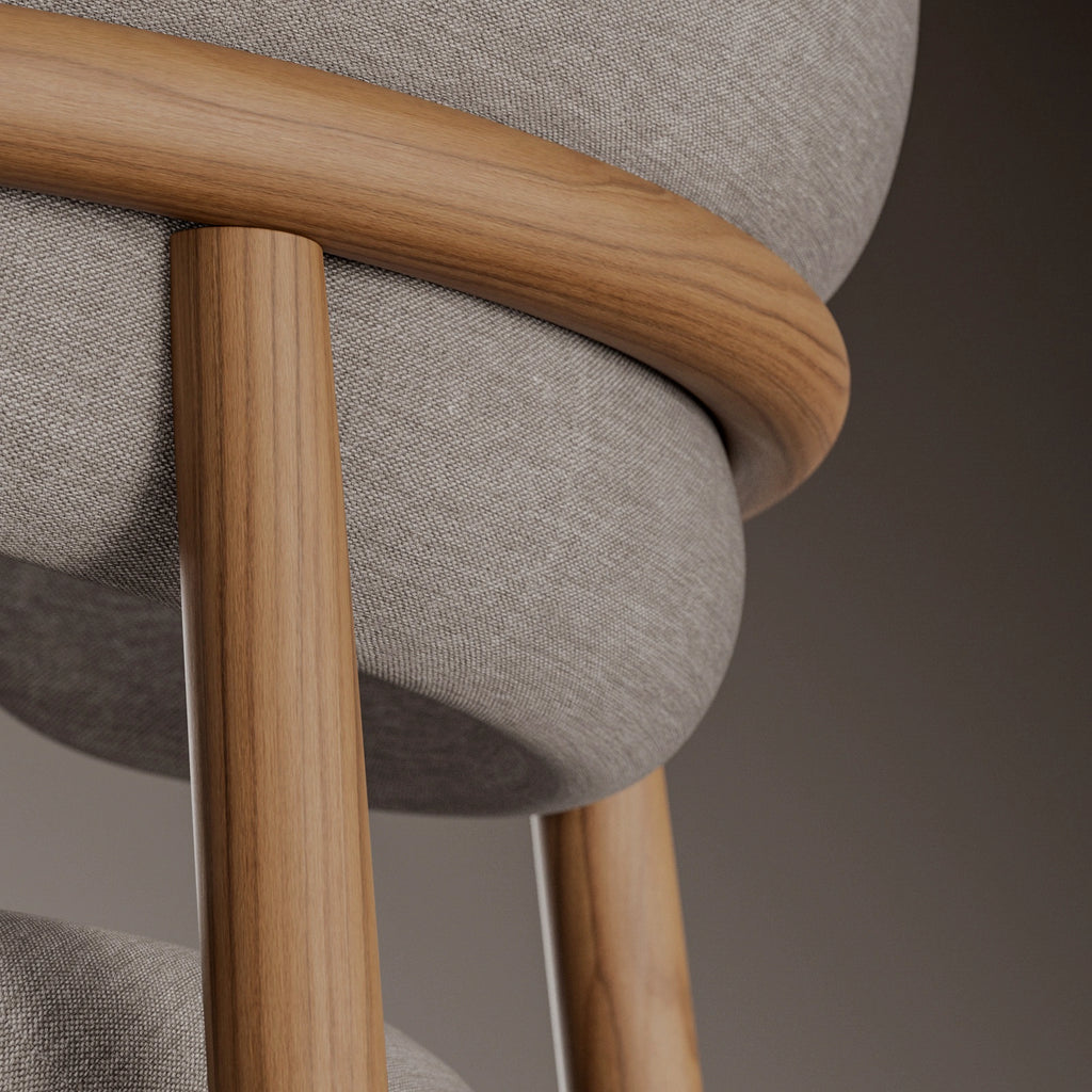 Oak Crown Cut Bonded Wood Veneer PBR Texture - Example Scene Visualization | Superellipse