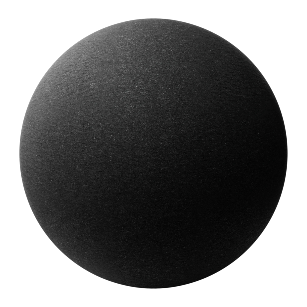 Strathmore Grandee Embossed Black Paper PBR Texture - Sphere Swatch Preview | Superellipse