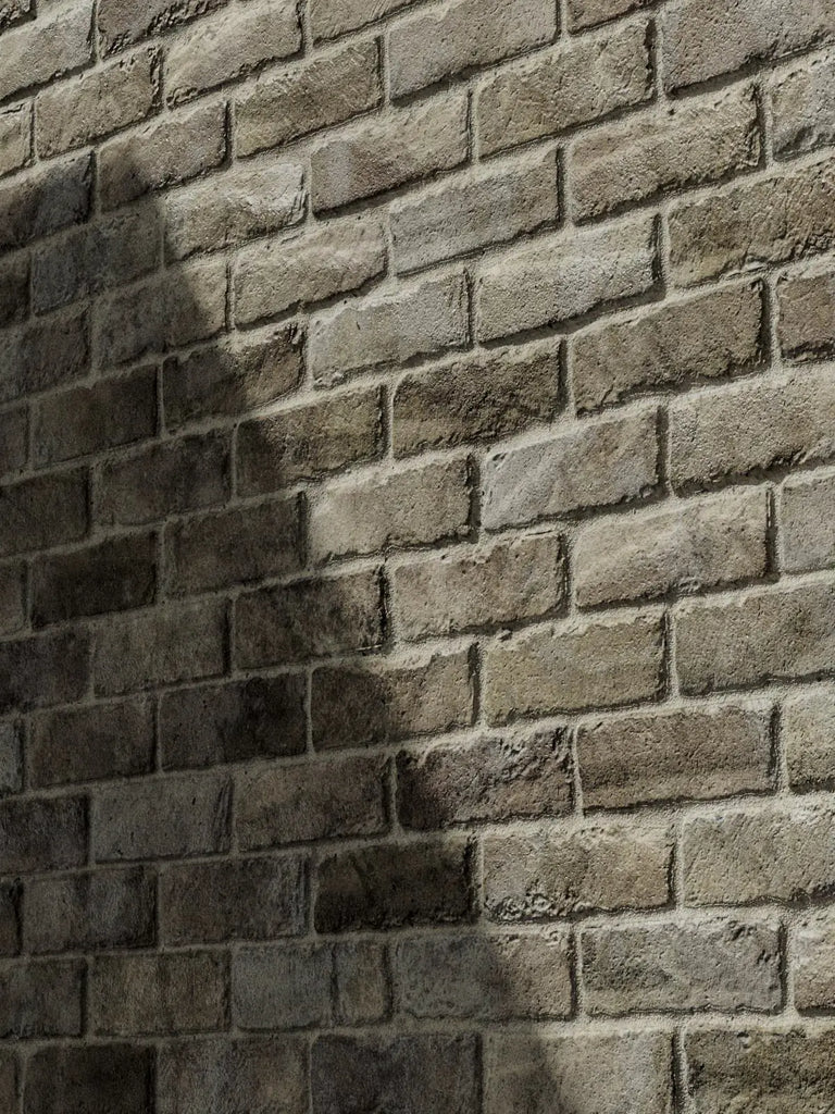 Tumbled Limestone Brick Running Bond PBR Texture - Example Scene Visualization | Superellipse